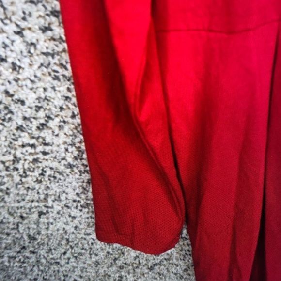 Vibrant Red Long Sleeve Cardigan - Picture 3 of 7